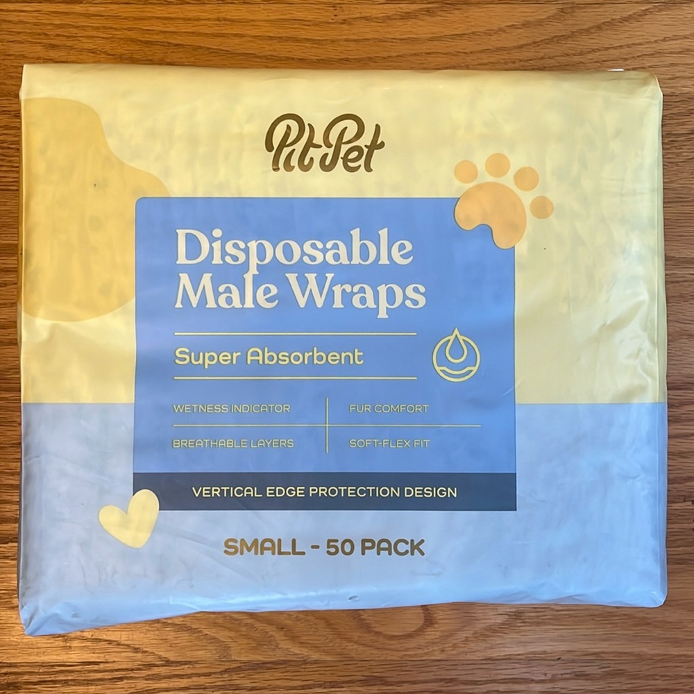 PitPet Pets Disposable Male Wraps